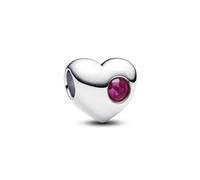 PANDORA Moments 794161C01 - Ciondolo a forma di cuore in argento sterling con cristalli artificiali, compatibile Moments, 794161C01