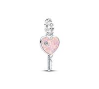 Pandora Ciondolo con chiave a forma di cuore opalescente 794427C01
