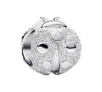 PANDORA Moments 794527C00 - Ciondolo a forma di coccinella testurizzata in argento Sterling, compatibile con Moments