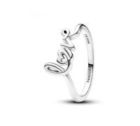 PANDORA Moments - Anello con scritta “Love”, in argento sterling