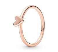 PANDORA Moments - Anello cuore placcato in oro rosa 14k