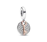 PANDORA Moments - Charm pendenti in argento sterling e placcati in oro rosa 14k