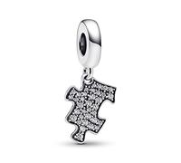 PANDORA Moments, ciondolo da incidere in argento Sterling con zirconia cubica trasparente
