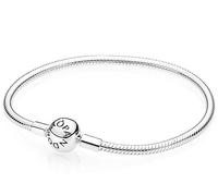 Pandora Moments Snake Chain Bracelet 590728-17 - 17cm Sterling Silver Charm Bracelet