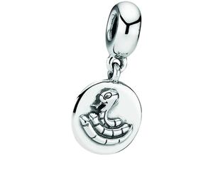 Pandora - Motive Piccolo Serpente Oroscopo Cinese - - Accessories - Donna - Grigio - ONE SIZE