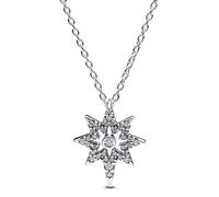 Pandora North Star Pendant Necklace 393600C01-45 - Sterling Silver, Cubic Zirconia, 45cm