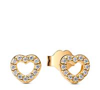 Pandora Orecchini a bottone a cuore aperto 260528C01