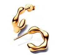 PANDORA Essence Orecchini a cerchio placcati in oro 14k