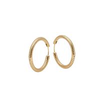 Pandora - Orecchini a cerchio Moments Charm - - Accessories - Donna - Giallo - ONE SIZE