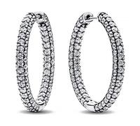 Pandora Orecchini a cerchio Pandora Timeless Pavé Row 293016C01 1 UD.