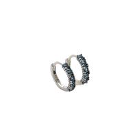 Pandora - Orecchini Pandora Cerchi Piccoli con Cristalli - - Accessories - Donna - Blu - ONE SIZE