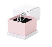 Pandora 293209C01 orecchini a bottone con rosa bianca