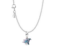 PANDORA Parure di gioielli con collana in argento a forma di colibrì da donna, collana senza tempo per donna, elegante idea regalo e accessorio raffinato 28189