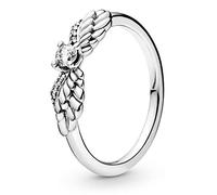 PANDORA Passions Anello con ala d'angelo brillante, in argento Sterling con zirconia cubica trasparente, 56