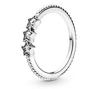 PANDORA Timeless Anello con cuore in rilievo in argento Sterling con zirconia cubica trasparente, 58