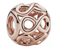 PANDORA Passions Ciondolo a forma di infinito placcato in oro rosa 14k