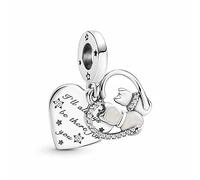PANDORA Ciondolo 799546C01 cats&hearts