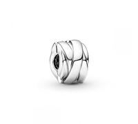 PANDORA clip nastri lucidi 799502C00 donna argento