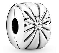 PANDORA Passions Clip in argento Sterling con zirconia cubica trasparente