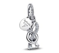 Pandora Pavé Infinity Knot Pendant Charm 793780C01 1 UD.