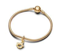 Pandora Bellissimo ciondolo placcato in oro Unicorno dondolante Shine 762978C01