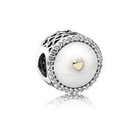 Pandora Perle 792073EN23 donne d'argento oro e smalto