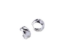 Pandora - Piccoli orecchini a cerchio ondulati - - Accessories - Donna - Bianco - ONE SIZE