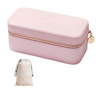 PANDORA Portagioie da donna, organizer per gioielli, originale, portagioie da donna e ragazza, portagioie da viaggio. Colore rosa. (200 x 101 x 85 mm).