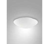 Fabas Luce Plafoniera piccola con sensore di movimento con diffusore in vetro Pa