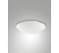 Fabas Luce Plafoniera piccola con sensore di movimento con diffusore in vetro Pa