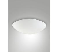 Fabas Luce Plafoniera grande con sensore di movimento con diffusore in vetro Pan