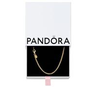 PANDORA Bracciale Moments in maglia snake in argento Sterling con chiusura a farfalla e zirconia cubica trasparente, 23