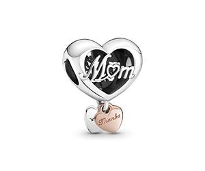 PANDORA ROSE Charm 789372C00 Thank you Mum