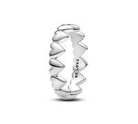 PANDORA Row of Hearts 193427C00 - Anello, Argento sterling, Nessuna pietra preziosa