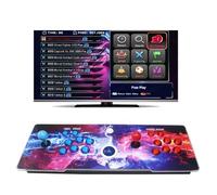 Pandora Saga DX Precaricato Con 516 Verticale + 3000 Giochi Orizzontali, Cocktail 3 Lati, Pandora Box Arcade Game Console, Precisione LED Pulsante 8 Way Joysitck USB Trackball, 1280X720, 4P/3D Giochi