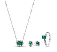 PANDORA Set di collana, orecchini, anello confezione multiprodotto
