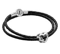 Pandora Set Gioielli Cinturino IN Pell per Donna Con Ciondolo Love You Mum 51520
