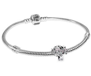 PANDORA Set regalo da donna con bracciale in argento, albero genealogico, set di gioielli, bracciale con ciondoli, catena a serpente, confezione multiprodotto 21765