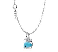 PANDORA Set regalo da donna con collana e ciondolo a forma di balena in argento 925, gioielli moderni e versatili 28907