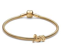 PANDORA Set Regalo Gioielli Bracciale Donna Amore Scritto A Mano Color Oro 2154