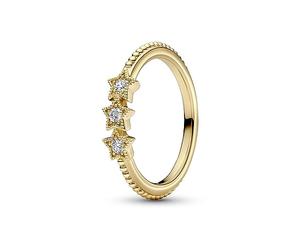 PANDORA Shine Ring Shine 162333C01-50 Étoiles, Argent, Aucune pierre précieuse