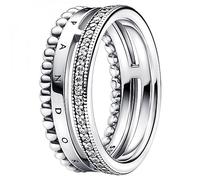 PANDORA Anello 192312C01-54 pavé di zirconi