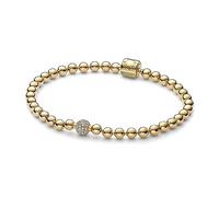 PANDORA Signature Braccialetto con perline e pavé, 21