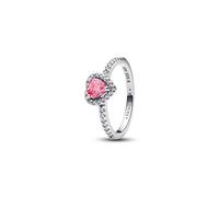 PANDORA Timeless 198421C03-56 anello con cuore rosa