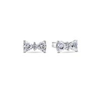 Pandora Timeless 293506C01 - Orecchini con fiocco scintillante in argento sterling con zirconi, Klar, Argento sterling, Zirconia cubica