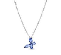 PANDORA Timeless 394232C01-45 - Collana con ciondolo a forma di farfalla in argento sterling con zirconi, 45 cm