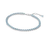 Pandora Timeless 591469C03-16 - Braccialetto da tennis in argento sterling, lunghezza: 16 cm, colore: Blu, 591469C03-16, Argento sterling, Zirconia cubica