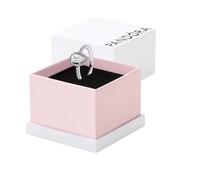 PANDORA Timeless Anello a goccia in argento Sterling con zirconia cubica trasparente, 50
