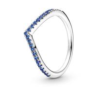 Pandora Timeless - Anello Desiderio scintillante blu, in argento sterling, con cristalli blu (stellar blue)