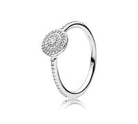 PANDORA Timeless Anello elegante e brillante, in argento con zirconia cubica trasparente, 54